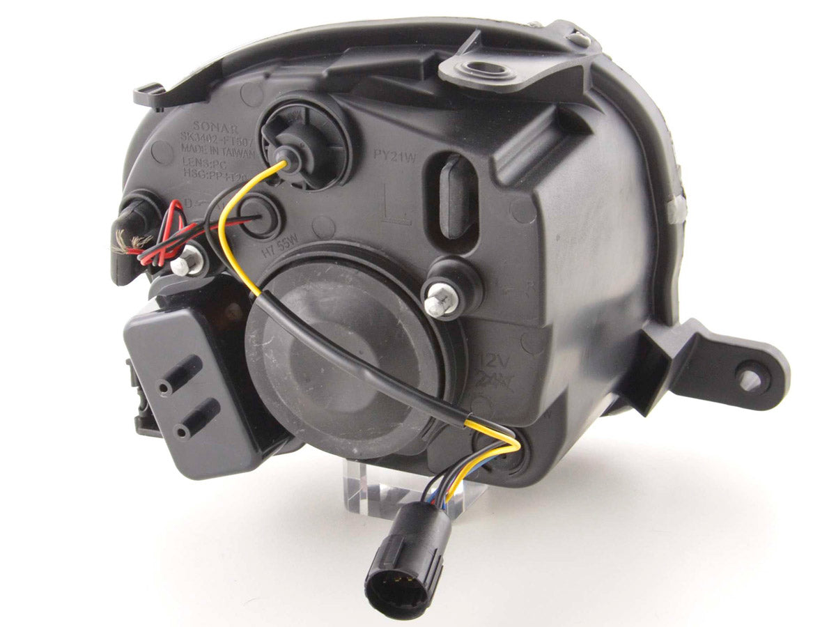 Scheinwerfer Set Daylight LED TFL-Optik Fiat 500 07- chrom Scheinwerfer Set Daylight LED TFL-Optik Fiat 500 07- chrom